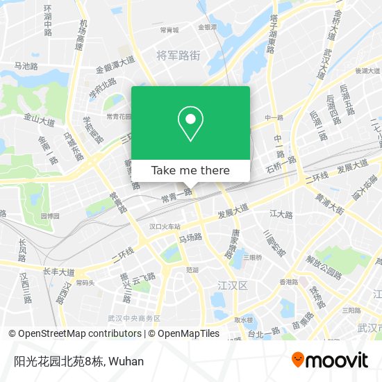 阳光花园北苑8栋 map