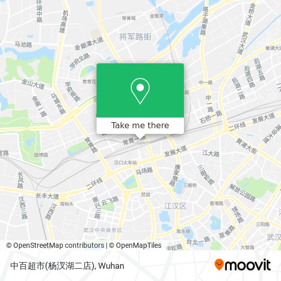 中百超市(杨汊湖二店) map