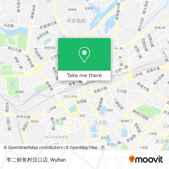 李二鲜鱼村汉口店 map