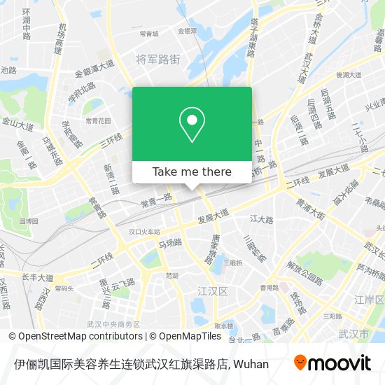 伊俪凯国际美容养生连锁武汉红旗渠路店 map