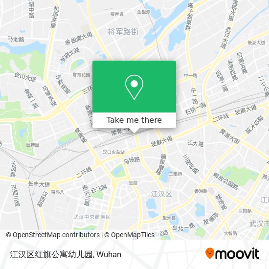 江汉区红旗公寓幼儿园 map