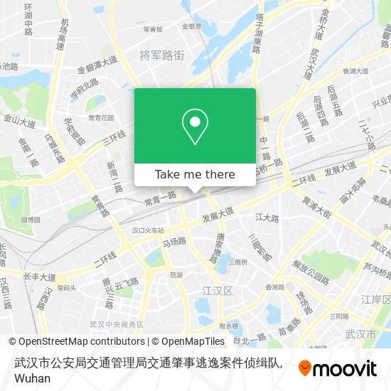 武汉市公安局交通管理局交通肇事逃逸案件侦缉队 map