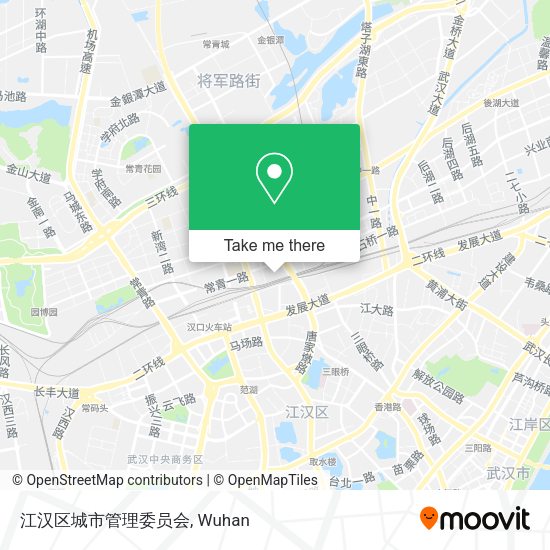 江汉区城市管理委员会 map