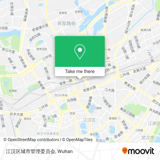 江汉区城市管理委员会 map