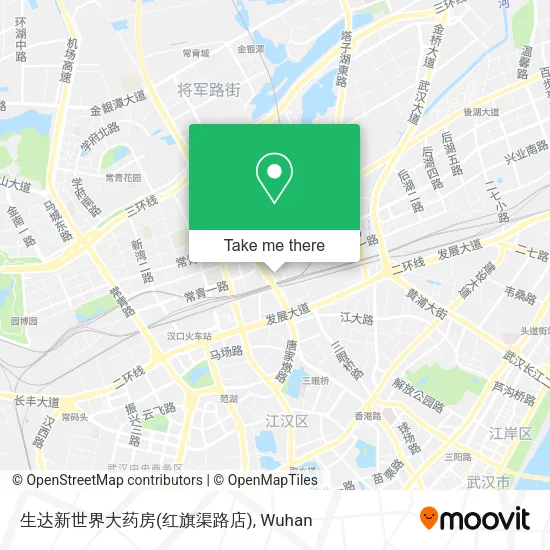 生达新世界大药房(红旗渠路店) map