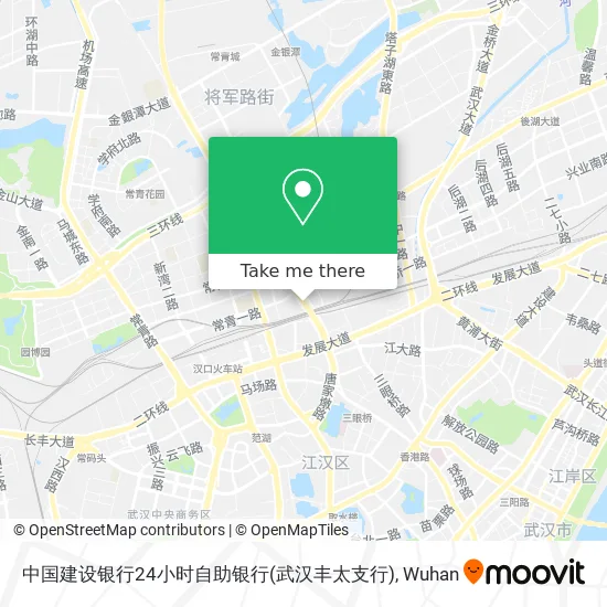 中国建设银行24小时自助银行(武汉丰太支行) map