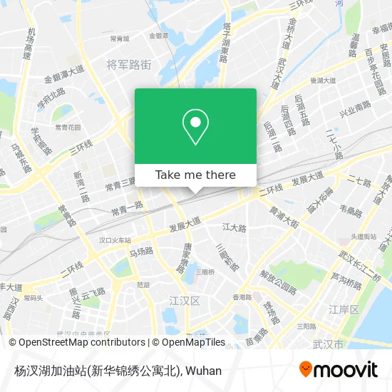 杨汊湖加油站(新华锦绣公寓北) map