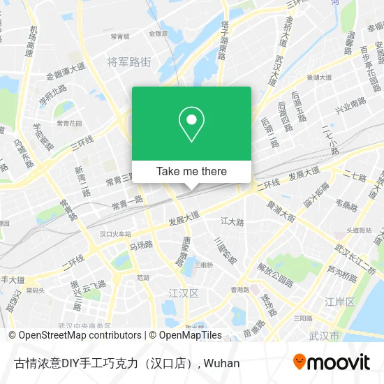 古情浓意DIY手工巧克力（汉口店） map