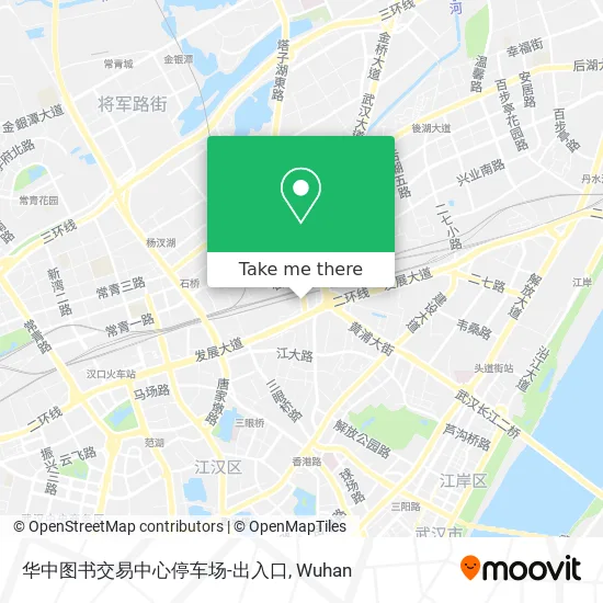 华中图书交易中心停车场-出入口 map