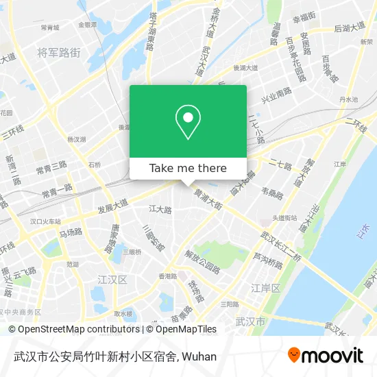 武汉市公安局竹叶新村小区宿舍 map