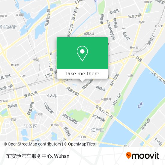 车安驰汽车服务中心 map