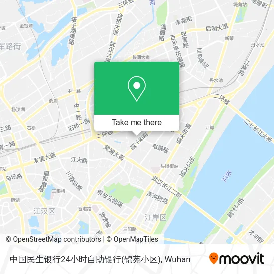 中国民生银行24小时自助银行(锦苑小区) map