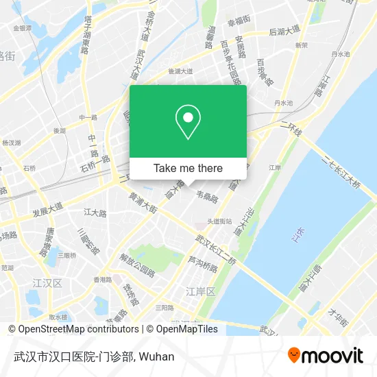 武汉市汉口医院-门诊部 map