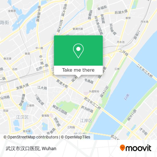 武汉市汉口医院 map