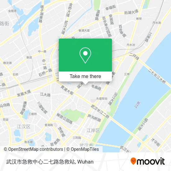 武汉市急救中心二七路急救站 map