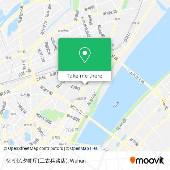 忆朝忆夕餐厅(工农兵路店) map