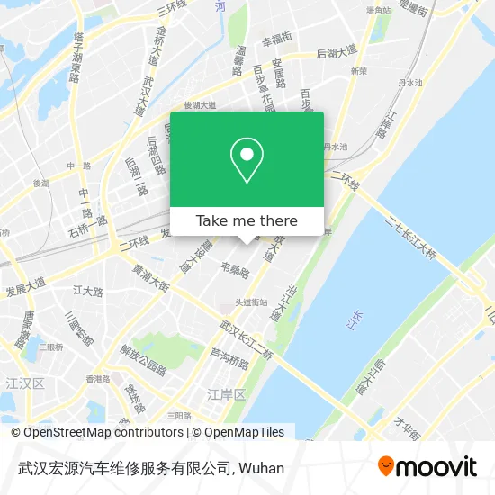 武汉宏源汽车维修服务有限公司 map