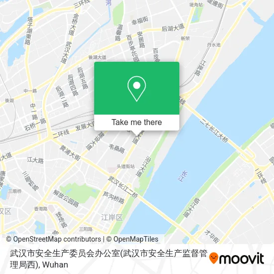 武汉市安全生产委员会办公室(武汉市安全生产监督管理局西) map