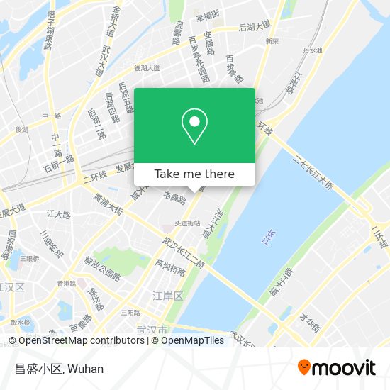 昌盛小区 map