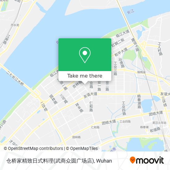 仓桥家精致日式料理(武商众圆广场店) map