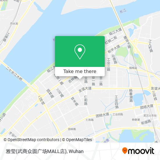雅莹(武商众圆广场MALL店) map