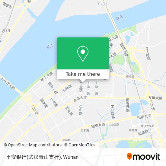 平安银行(武汉青山支行) map