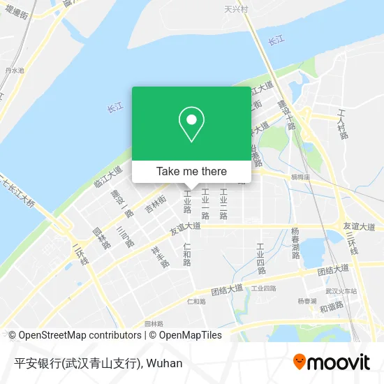 平安银行(武汉青山支行) map