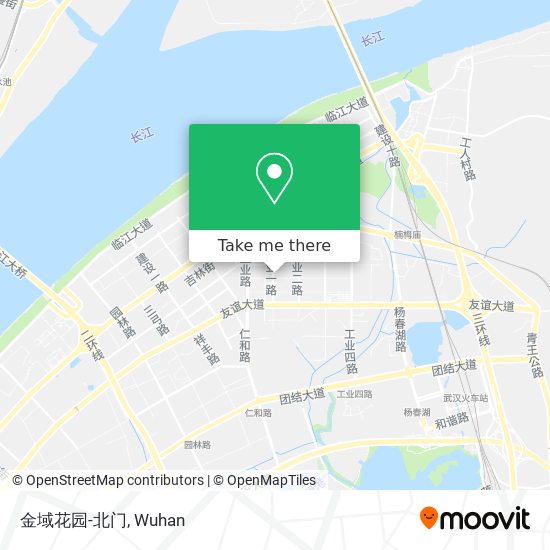 金域花园-北门 map