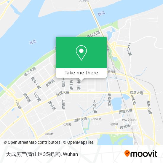天成房产(青山区35街店) map