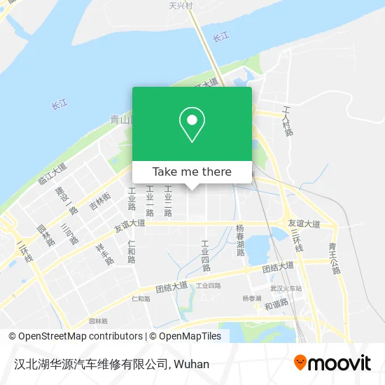 汉北湖华源汽车维修有限公司 map