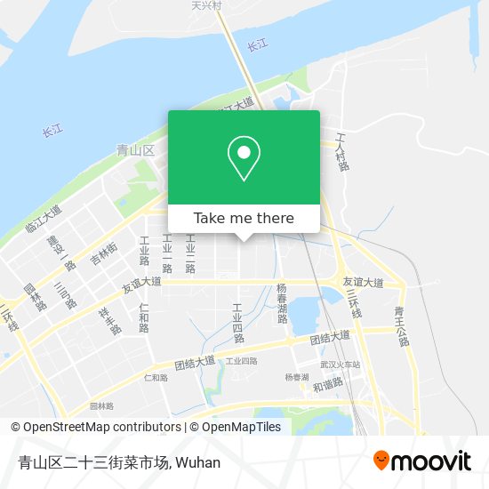青山区二十三街菜市场 map
