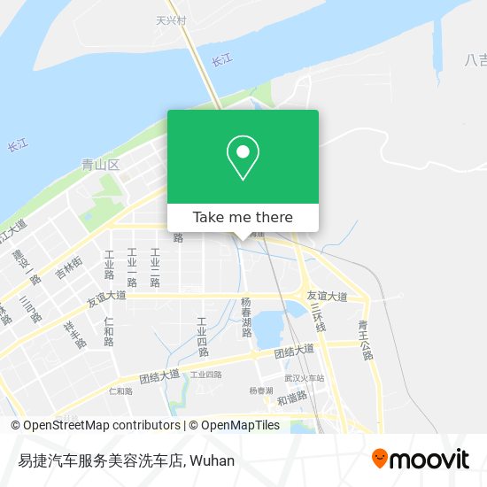 易捷汽车服务美容洗车店 map