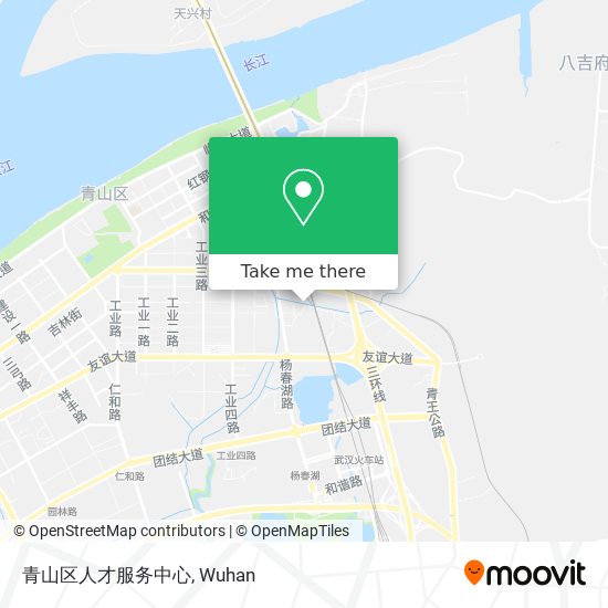 青山区人才服务中心 map