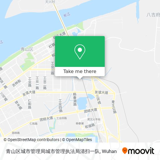 青山区城市管理局城市管理执法局清扫一队 map