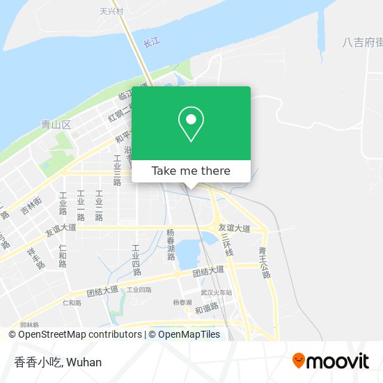 香香小吃 map