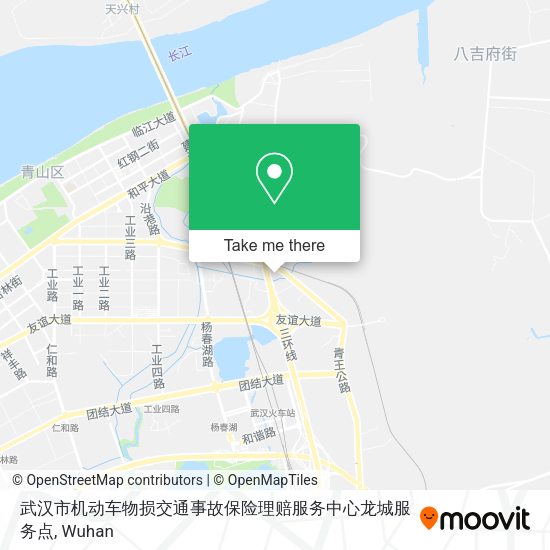 武汉市机动车物损交通事故保险理赔服务中心龙城服务点 map