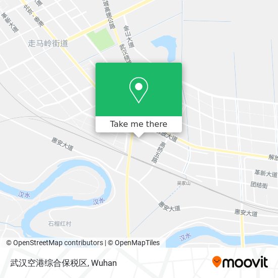 武汉空港综合保税区 map