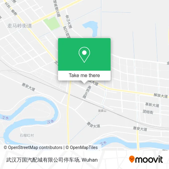 武汉万国汽配城有限公司停车场 map