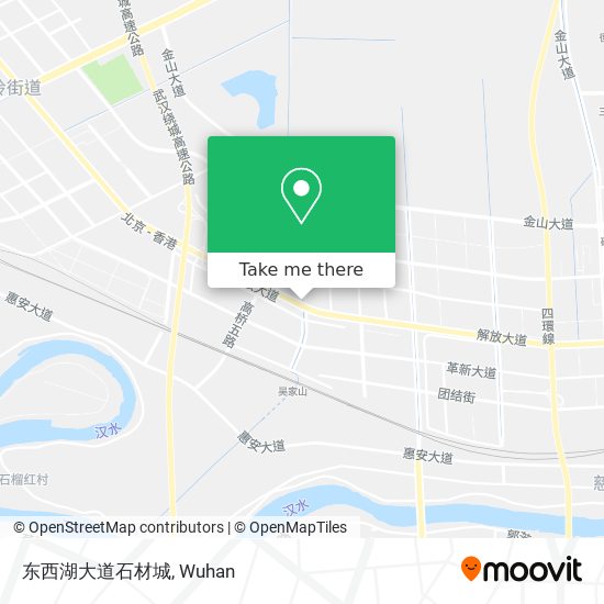 东西湖大道石材城 map