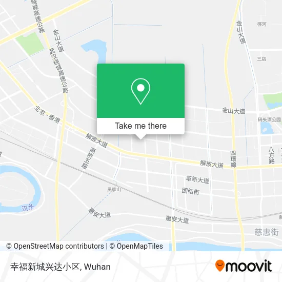 幸福新城兴达小区 map