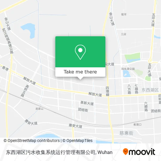 东西湖区污水收集系统运行管理有限公司 map