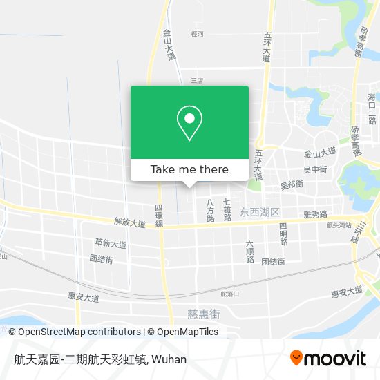 航天嘉园-二期航天彩虹镇 map