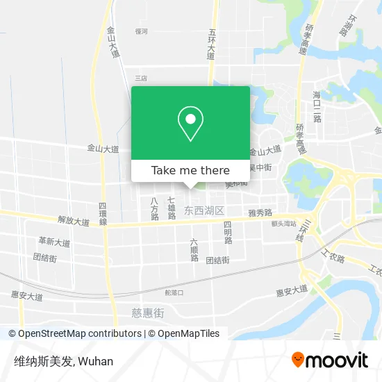 维纳斯美发 map