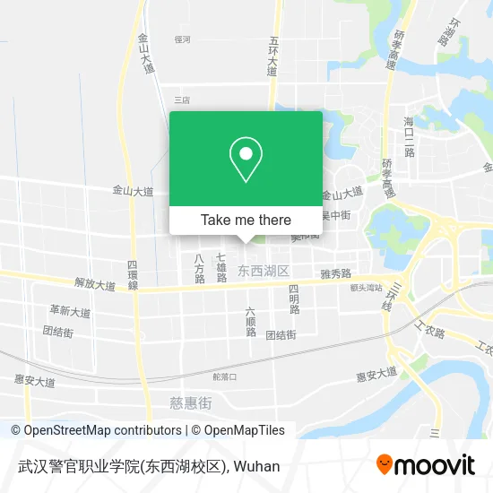 武汉警官职业学院(东西湖校区) map