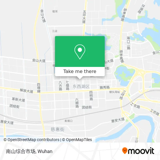 南山综合市场 map