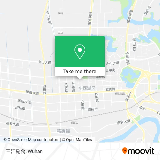 三江副食 map