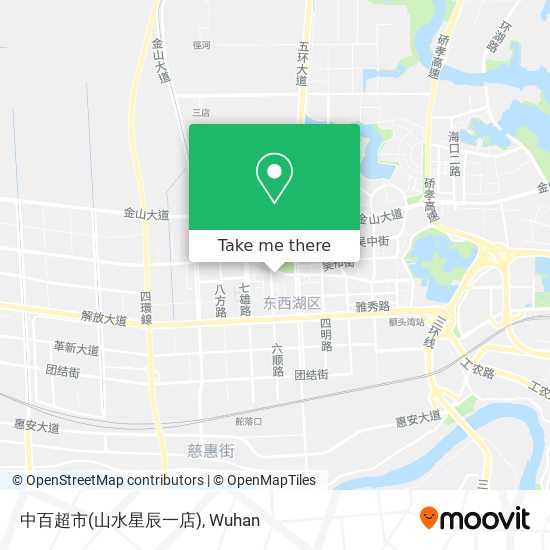 中百超市(山水星辰一店) map