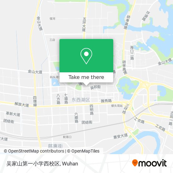 吴家山第一小学西校区 map