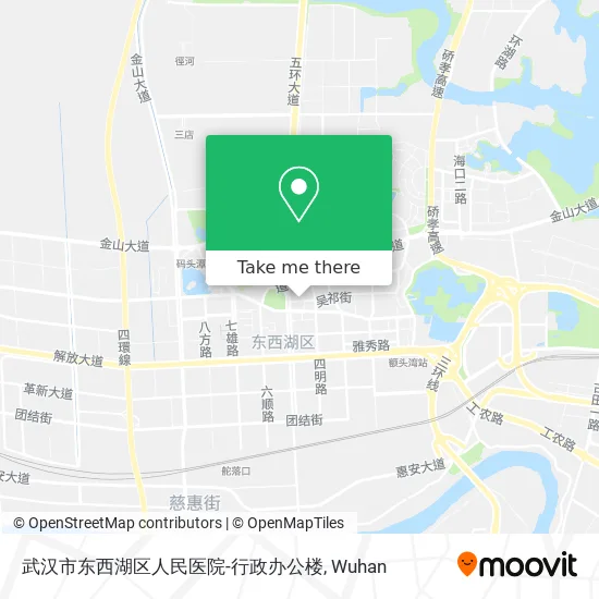 武汉市东西湖区人民医院-行政办公楼 map