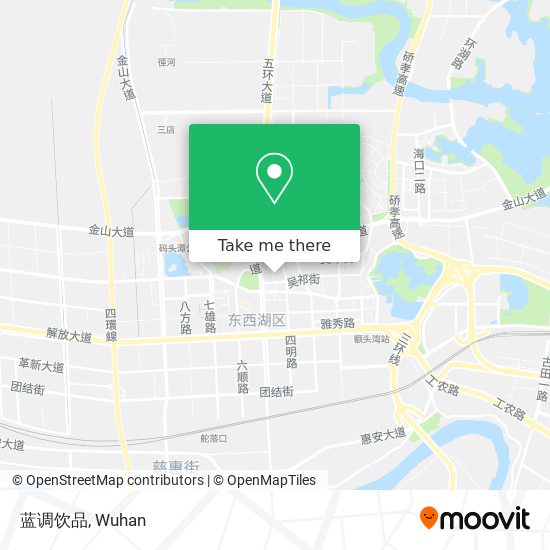 蓝调饮品 map